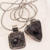 Raw Gemstone Garnet in Schist Pendants