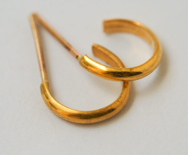 Golden Baby Small Hoop Earrings Small Gold Hoop Earrings