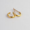 Small Gold Hoop Earrings for Charms