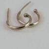 Silver Hoop Earrings for Charms