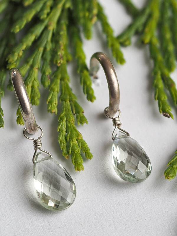 Gemstone Drops Aquamarine-3 Aquamarine Gemstone Earring Drops