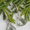 Moss Aquamarine Light Earring Drops