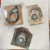 3 handmade pendants after soldering