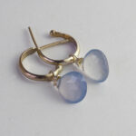 blue stone earring charms