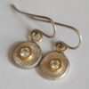 Fairmined gold and diamond drop earrings