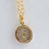 Fairmined Americas Collection Gold and Diamond Medallion Pendant