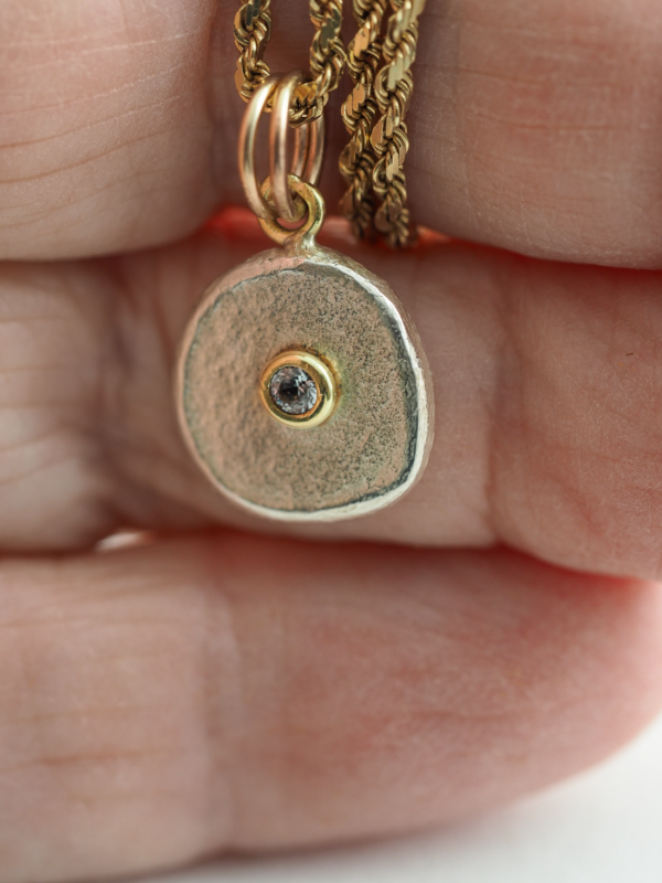 Fairmined Americas Collection Gold and Diamond Charm