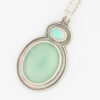 'Green Goddess' Opal and Gemstone Pendant Necklace - Image 4