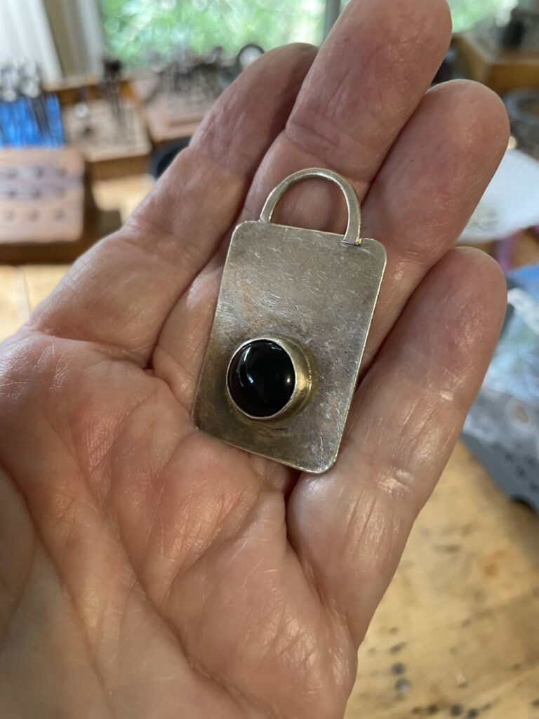Broken Silver Keychain