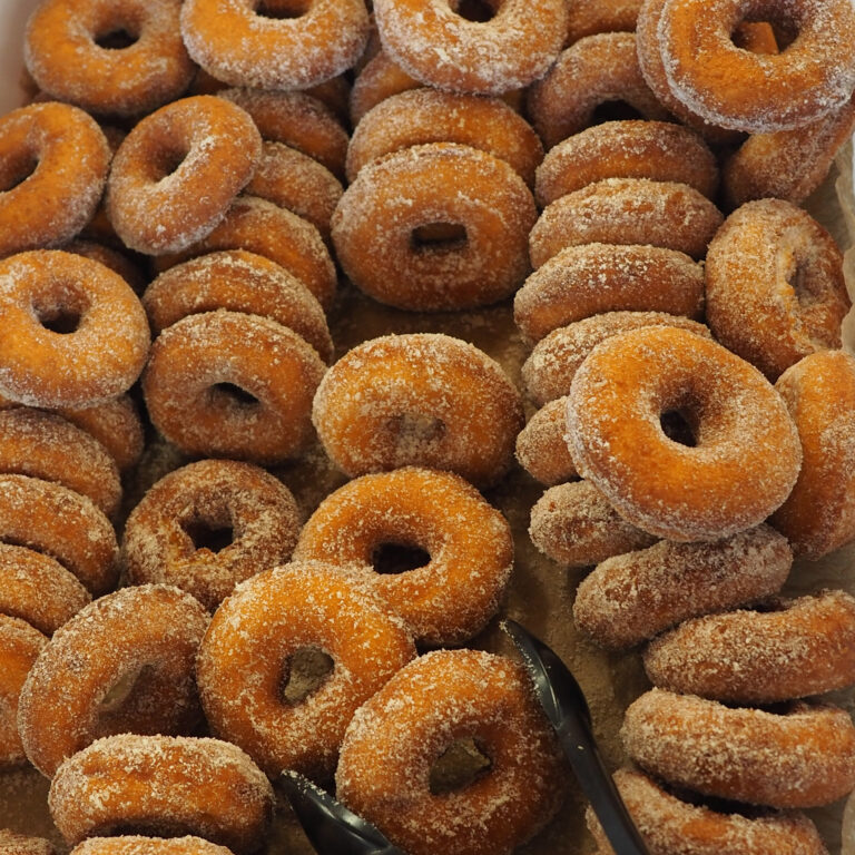 Cider donuts in Vermont, New England