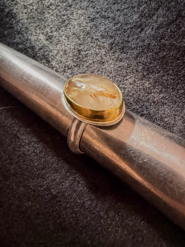 Golden Rays Cocktail Ring II